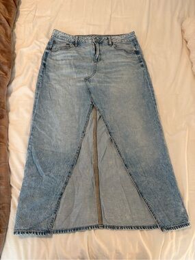 American Eagle Maxi Jean Skirt